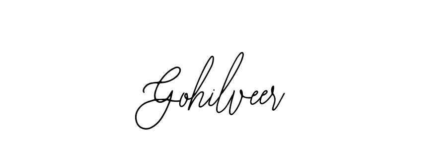 The best way (Bearetta-2O07w) to make a short signature is to pick only two or three words in your name. The name Gohilveer include a total of six letters. For converting this name. Gohilveer signature style 12 images and pictures png