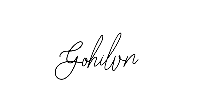 How to make Gohilvn signature? Bearetta-2O07w is a professional autograph style. Create handwritten signature for Gohilvn name. Gohilvn signature style 12 images and pictures png