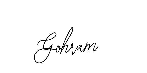 How to Draw Gohram signature style? Bearetta-2O07w is a latest design signature styles for name Gohram. Gohram signature style 12 images and pictures png