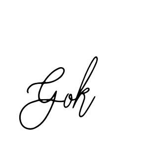 The best way (Bearetta-2O07w) to make a short signature is to pick only two or three words in your name. The name Gok include a total of six letters. For converting this name. Gok signature style 12 images and pictures png