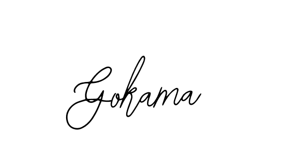 Once you've used our free online signature maker to create your best signature Bearetta-2O07w style, it's time to enjoy all of the benefits that Gokama name signing documents. Gokama signature style 12 images and pictures png