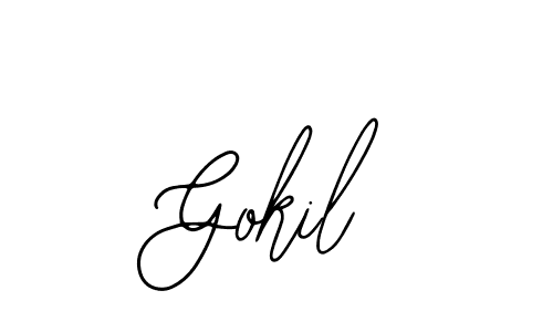 Create a beautiful signature design for name Gokil. With this signature (Bearetta-2O07w) fonts, you can make a handwritten signature for free. Gokil signature style 12 images and pictures png