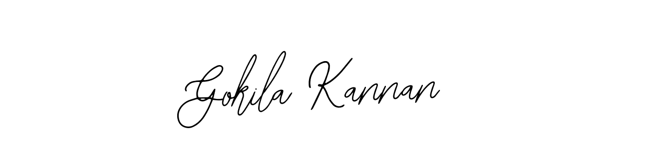 How to make Gokila Kannan signature? Bearetta-2O07w is a professional autograph style. Create handwritten signature for Gokila Kannan name. Gokila Kannan signature style 12 images and pictures png