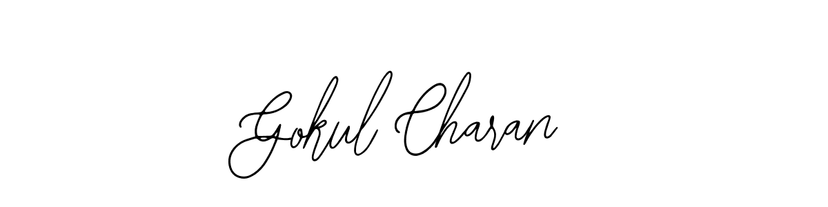 Make a beautiful signature design for name Gokul Charan. Use this online signature maker to create a handwritten signature for free. Gokul Charan signature style 12 images and pictures png