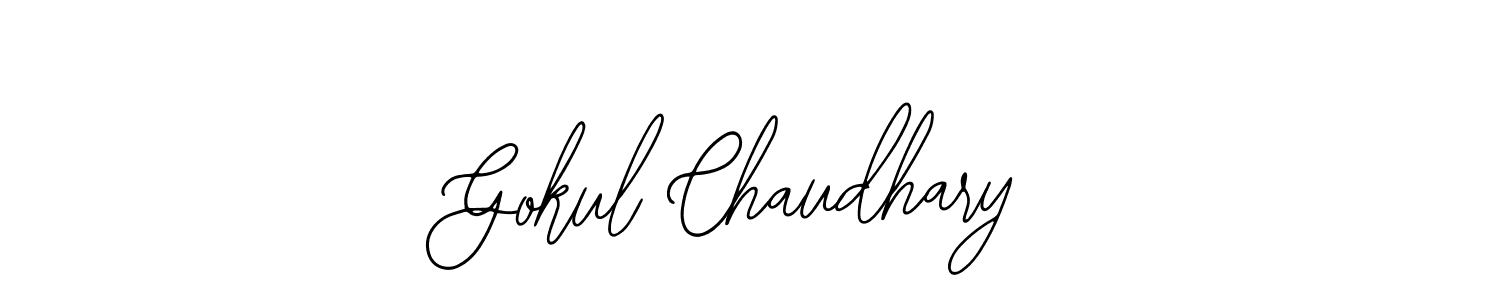Also we have Gokul Chaudhary name is the best signature style. Create professional handwritten signature collection using Bearetta-2O07w autograph style. Gokul Chaudhary signature style 12 images and pictures png