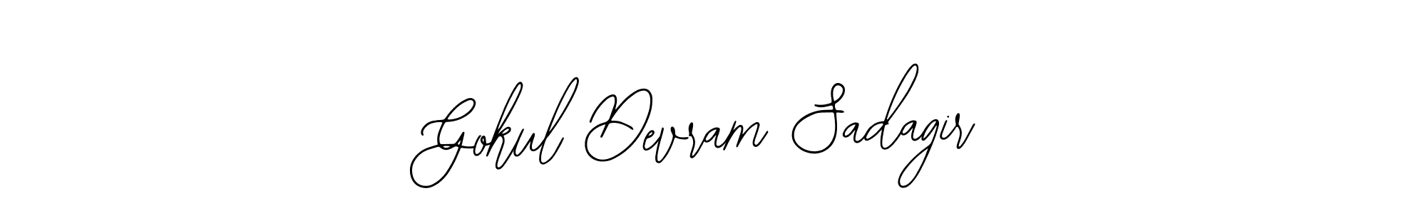 How to Draw Gokul Devram Sadagir signature style? Bearetta-2O07w is a latest design signature styles for name Gokul Devram Sadagir. Gokul Devram Sadagir signature style 12 images and pictures png