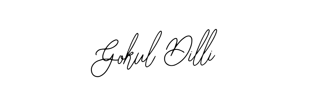 Make a beautiful signature design for name Gokul Dilli. Use this online signature maker to create a handwritten signature for free. Gokul Dilli signature style 12 images and pictures png