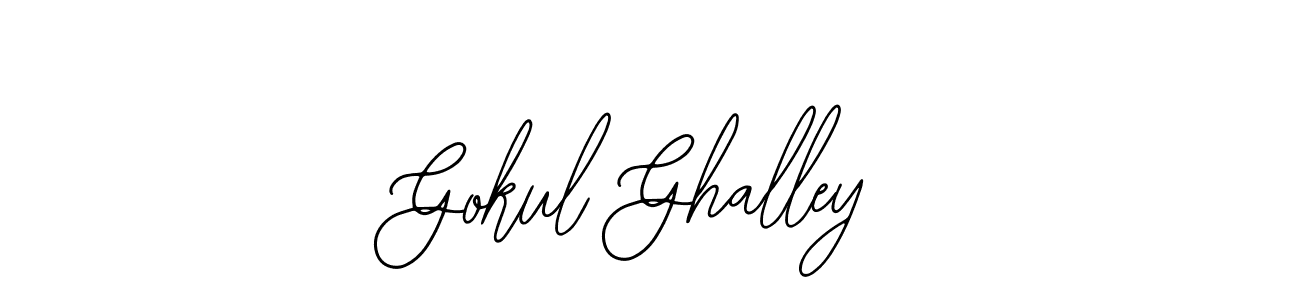 Design your own signature with our free online signature maker. With this signature software, you can create a handwritten (Bearetta-2O07w) signature for name Gokul Ghalley. Gokul Ghalley signature style 12 images and pictures png