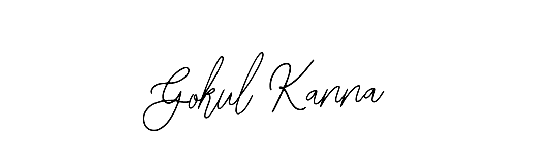 Create a beautiful signature design for name Gokul Kanna. With this signature (Bearetta-2O07w) fonts, you can make a handwritten signature for free. Gokul Kanna signature style 12 images and pictures png