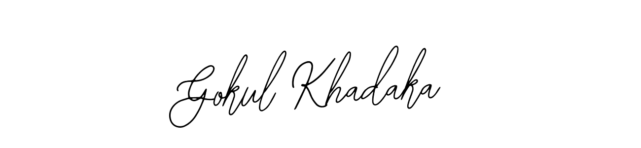 Make a beautiful signature design for name Gokul Khadaka. Use this online signature maker to create a handwritten signature for free. Gokul Khadaka signature style 12 images and pictures png