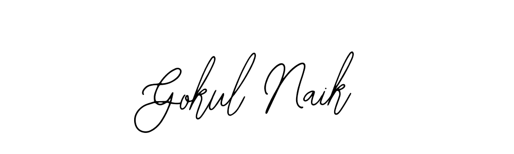 Create a beautiful signature design for name Gokul Naik. With this signature (Bearetta-2O07w) fonts, you can make a handwritten signature for free. Gokul Naik signature style 12 images and pictures png