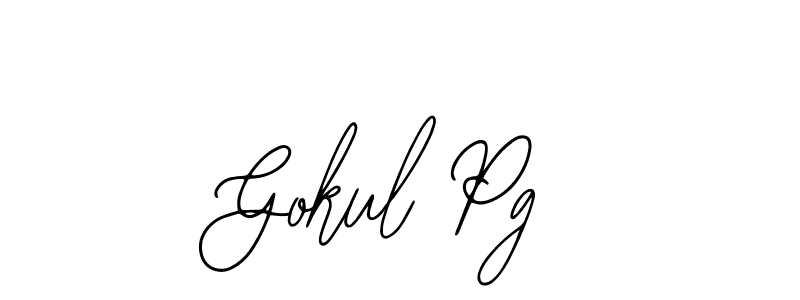 Make a beautiful signature design for name Gokul Pg. With this signature (Bearetta-2O07w) style, you can create a handwritten signature for free. Gokul Pg signature style 12 images and pictures png