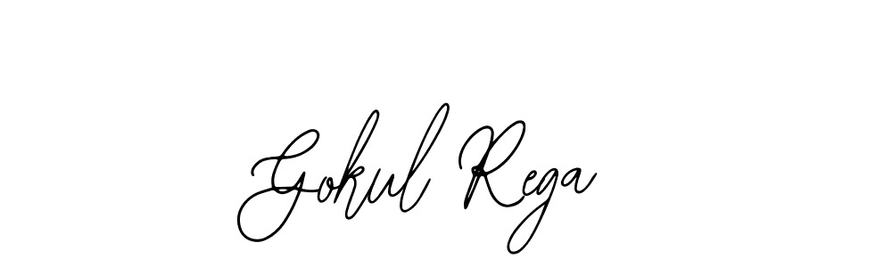 See photos of Gokul Rega official signature by Spectra . Check more albums & portfolios. Read reviews & check more about Bearetta-2O07w font. Gokul Rega signature style 12 images and pictures png