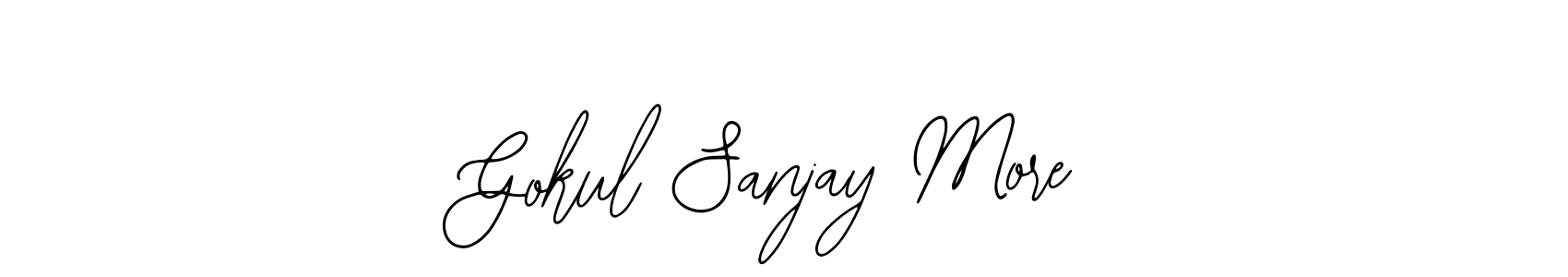 Also we have Gokul Sanjay More name is the best signature style. Create professional handwritten signature collection using Bearetta-2O07w autograph style. Gokul Sanjay More signature style 12 images and pictures png