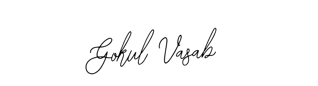 The best way (Bearetta-2O07w) to make a short signature is to pick only two or three words in your name. The name Gokul Vasab include a total of six letters. For converting this name. Gokul Vasab signature style 12 images and pictures png