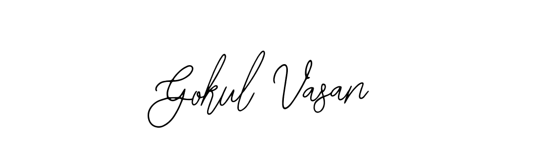 It looks lik you need a new signature style for name Gokul Vasan. Design unique handwritten (Bearetta-2O07w) signature with our free signature maker in just a few clicks. Gokul Vasan signature style 12 images and pictures png