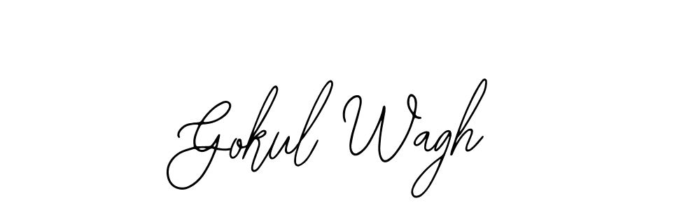 How to Draw Gokul Wagh signature style? Bearetta-2O07w is a latest design signature styles for name Gokul Wagh. Gokul Wagh signature style 12 images and pictures png