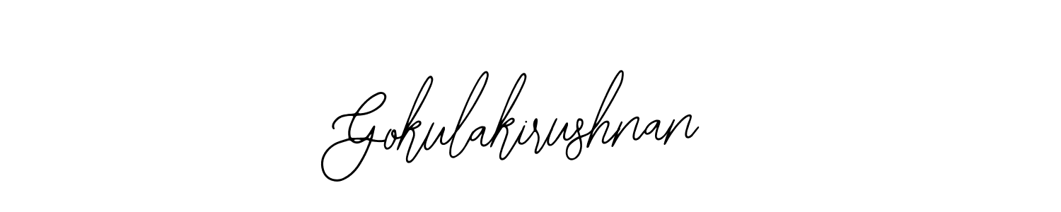 Make a short Gokulakirushnan signature style. Manage your documents anywhere anytime using Bearetta-2O07w. Create and add eSignatures, submit forms, share and send files easily. Gokulakirushnan signature style 12 images and pictures png