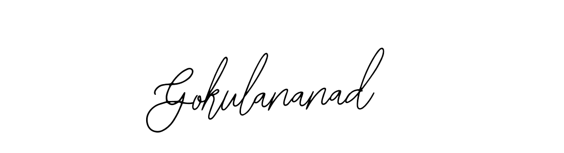 Make a beautiful signature design for name Gokulananad. Use this online signature maker to create a handwritten signature for free. Gokulananad signature style 12 images and pictures png