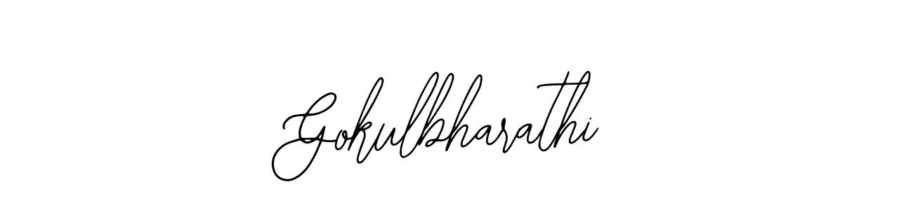 Use a signature maker to create a handwritten signature online. With this signature software, you can design (Bearetta-2O07w) your own signature for name Gokulbharathi. Gokulbharathi signature style 12 images and pictures png