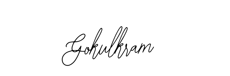 Also we have Gokulkram name is the best signature style. Create professional handwritten signature collection using Bearetta-2O07w autograph style. Gokulkram signature style 12 images and pictures png