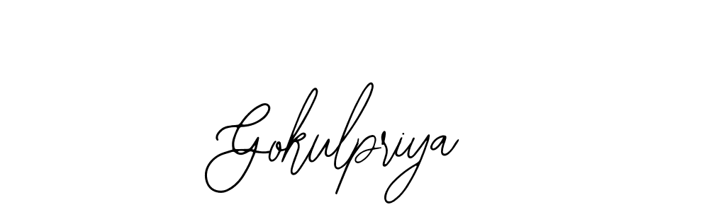 Create a beautiful signature design for name Gokulpriya. With this signature (Bearetta-2O07w) fonts, you can make a handwritten signature for free. Gokulpriya signature style 12 images and pictures png