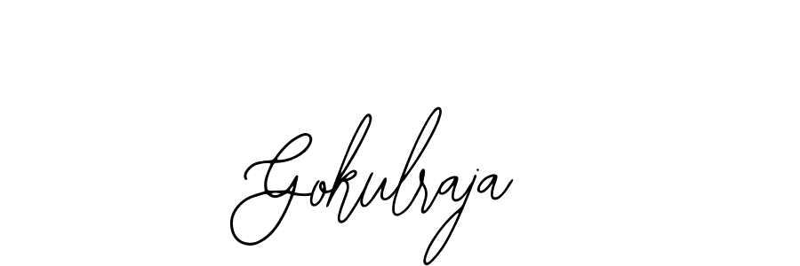 How to make Gokulraja signature? Bearetta-2O07w is a professional autograph style. Create handwritten signature for Gokulraja name. Gokulraja signature style 12 images and pictures png