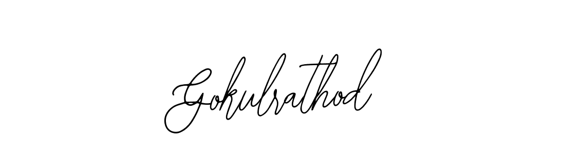 Make a beautiful signature design for name Gokulrathod. With this signature (Bearetta-2O07w) style, you can create a handwritten signature for free. Gokulrathod signature style 12 images and pictures png