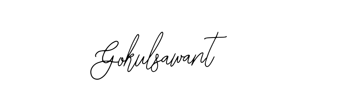 if you are searching for the best signature style for your name Gokulsawant. so please give up your signature search. here we have designed multiple signature styles  using Bearetta-2O07w. Gokulsawant signature style 12 images and pictures png