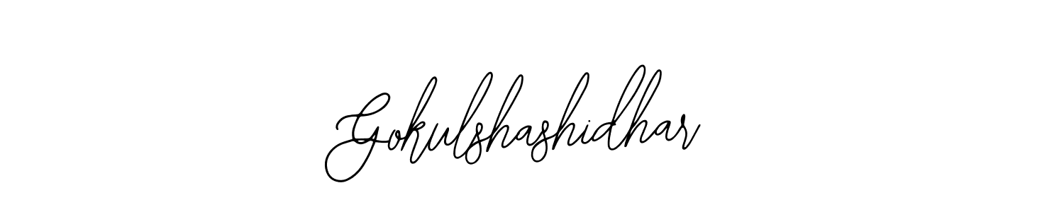 You can use this online signature creator to create a handwritten signature for the name Gokulshashidhar. This is the best online autograph maker. Gokulshashidhar signature style 12 images and pictures png