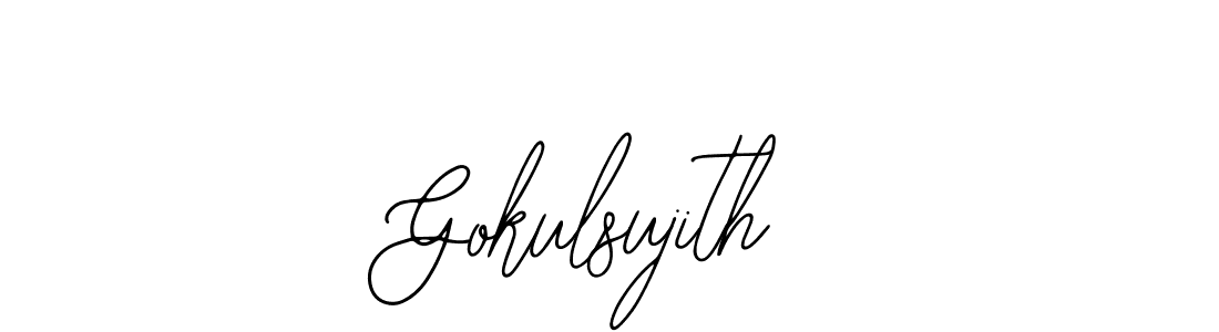 Make a beautiful signature design for name Gokulsujith. With this signature (Bearetta-2O07w) style, you can create a handwritten signature for free. Gokulsujith signature style 12 images and pictures png