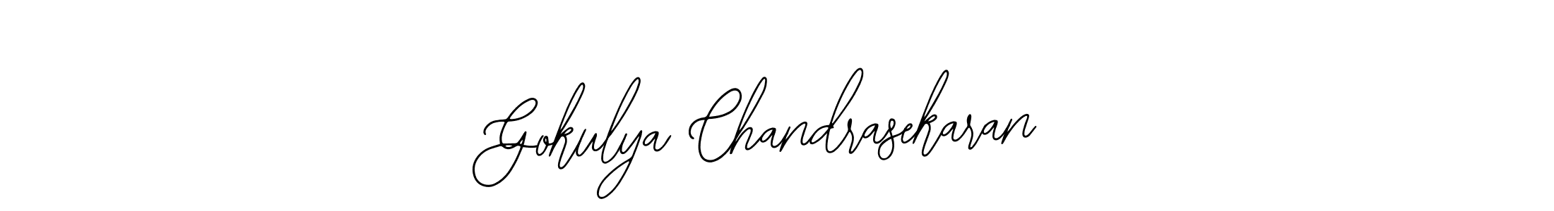 How to Draw Gokulya Chandrasekaran signature style? Bearetta-2O07w is a latest design signature styles for name Gokulya Chandrasekaran. Gokulya Chandrasekaran signature style 12 images and pictures png