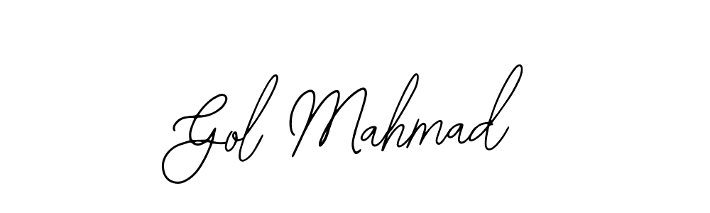 How to make Gol Mahmad name signature. Use Bearetta-2O07w style for creating short signs online. This is the latest handwritten sign. Gol Mahmad signature style 12 images and pictures png