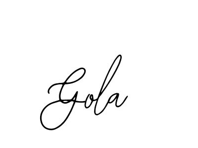 Also we have Gola name is the best signature style. Create professional handwritten signature collection using Bearetta-2O07w autograph style. Gola signature style 12 images and pictures png