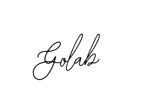 Make a beautiful signature design for name Golab. With this signature (Bearetta-2O07w) style, you can create a handwritten signature for free. Golab signature style 12 images and pictures png