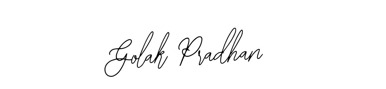 How to Draw Golak Pradhan signature style? Bearetta-2O07w is a latest design signature styles for name Golak Pradhan. Golak Pradhan signature style 12 images and pictures png