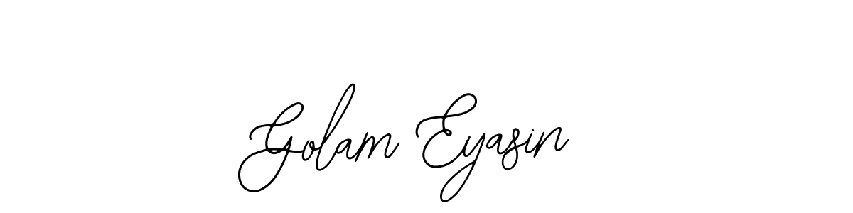 Make a beautiful signature design for name Golam Eyasin. With this signature (Bearetta-2O07w) style, you can create a handwritten signature for free. Golam Eyasin signature style 12 images and pictures png