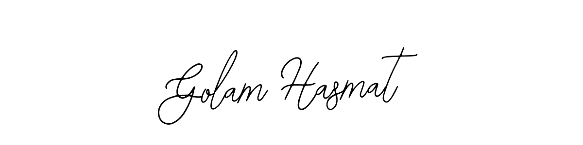 The best way (Bearetta-2O07w) to make a short signature is to pick only two or three words in your name. The name Golam Hasmat include a total of six letters. For converting this name. Golam Hasmat signature style 12 images and pictures png