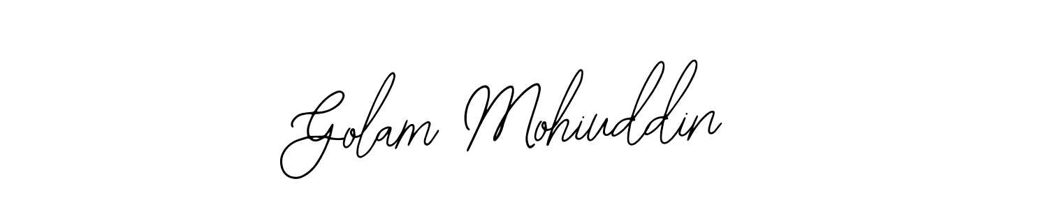 How to Draw Golam Mohiuddin signature style? Bearetta-2O07w is a latest design signature styles for name Golam Mohiuddin. Golam Mohiuddin signature style 12 images and pictures png
