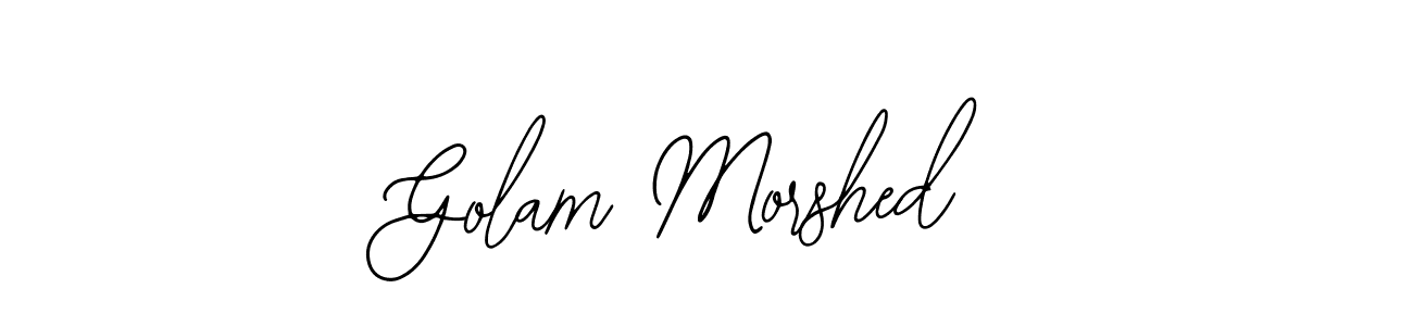 Create a beautiful signature design for name Golam Morshed. With this signature (Bearetta-2O07w) fonts, you can make a handwritten signature for free. Golam Morshed signature style 12 images and pictures png