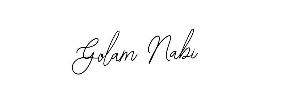 Create a beautiful signature design for name Golam Nabi. With this signature (Bearetta-2O07w) fonts, you can make a handwritten signature for free. Golam Nabi signature style 12 images and pictures png