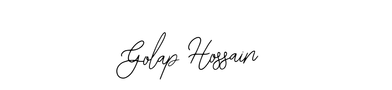 How to Draw Golap Hossain signature style? Bearetta-2O07w is a latest design signature styles for name Golap Hossain. Golap Hossain signature style 12 images and pictures png