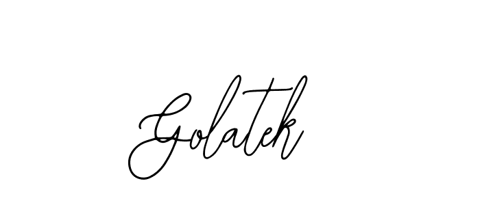 The best way (Bearetta-2O07w) to make a short signature is to pick only two or three words in your name. The name Golatek include a total of six letters. For converting this name. Golatek signature style 12 images and pictures png