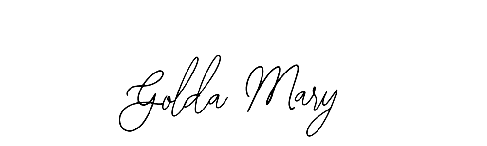 Also we have Golda Mary name is the best signature style. Create professional handwritten signature collection using Bearetta-2O07w autograph style. Golda Mary signature style 12 images and pictures png