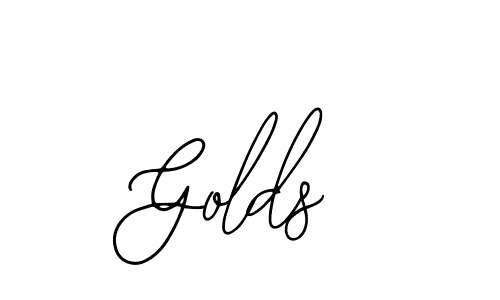 Design your own signature with our free online signature maker. With this signature software, you can create a handwritten (Bearetta-2O07w) signature for name Golds. Golds signature style 12 images and pictures png