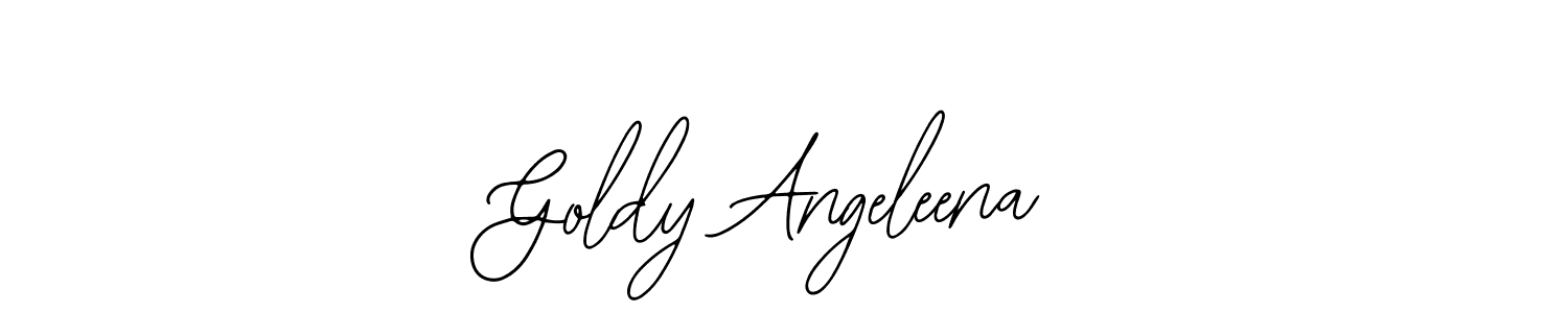 Also You can easily find your signature by using the search form. We will create Goldy Angeleena name handwritten signature images for you free of cost using Bearetta-2O07w sign style. Goldy Angeleena signature style 12 images and pictures png