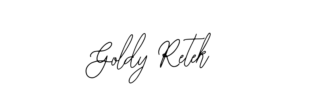 It looks lik you need a new signature style for name Goldy Retek. Design unique handwritten (Bearetta-2O07w) signature with our free signature maker in just a few clicks. Goldy Retek signature style 12 images and pictures png