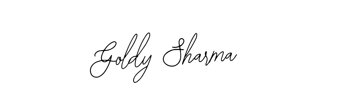 How to make Goldy Sharma signature? Bearetta-2O07w is a professional autograph style. Create handwritten signature for Goldy Sharma name. Goldy Sharma signature style 12 images and pictures png