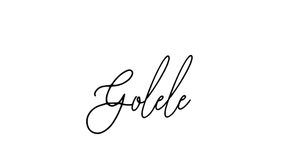How to make Golele name signature. Use Bearetta-2O07w style for creating short signs online. This is the latest handwritten sign. Golele signature style 12 images and pictures png