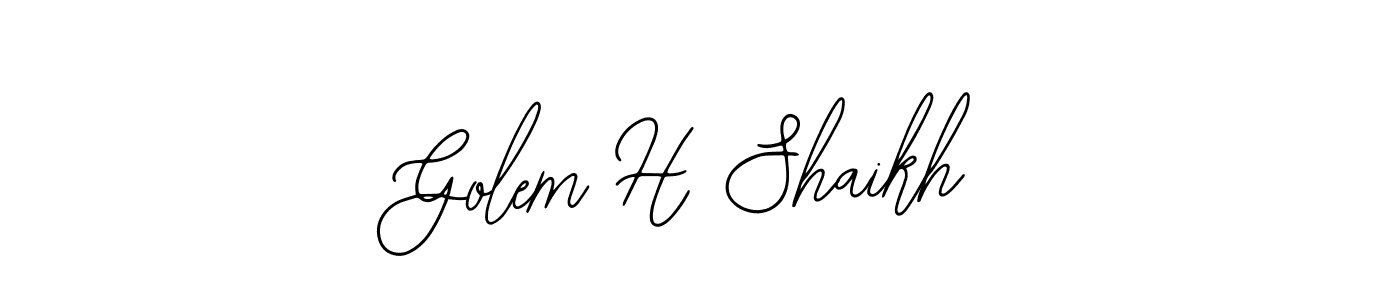 Check out images of Autograph of Golem H Shaikh name. Actor Golem H Shaikh Signature Style. Bearetta-2O07w is a professional sign style online. Golem H Shaikh signature style 12 images and pictures png